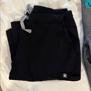 Figs Black Technical Collection Pants